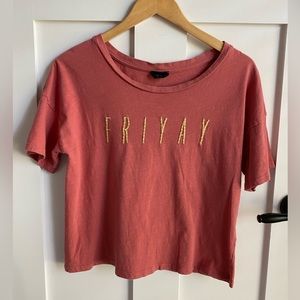 Blank Paige “FRIYAY” shirt